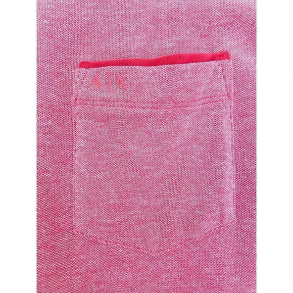 A/X Armani Exchange Size Medium Men's Red Embroidered Pocket Logo S/S Polo - Picture 6 of 12